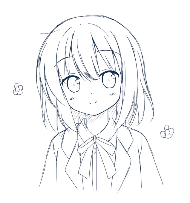 配信しながら描いてみましたがぼっちでしたTT #絵描きさんと繋がりたい #絵柄が好みっていう人にフォローされたい 