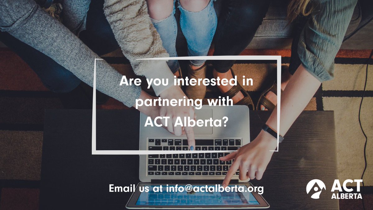 ACT Alberta (@actalberta) on Twitter photo ACT Alberta is dedicated to providing survivors of #humantrafficking with immediate and ongoing support tailored to their needs and that considers their rights in Canada.
If you're interested in supporting or partnering with ACT Alberta, email us at info@actalberta.org. ACT Alberta is dedicated to providing survivors of #humantrafficking with immediate and ongoing support tailored to their needs and that considers their rights in Canada.
If you're interested in supporting or partnering with ACT Alberta, email us at info@actalberta.org.