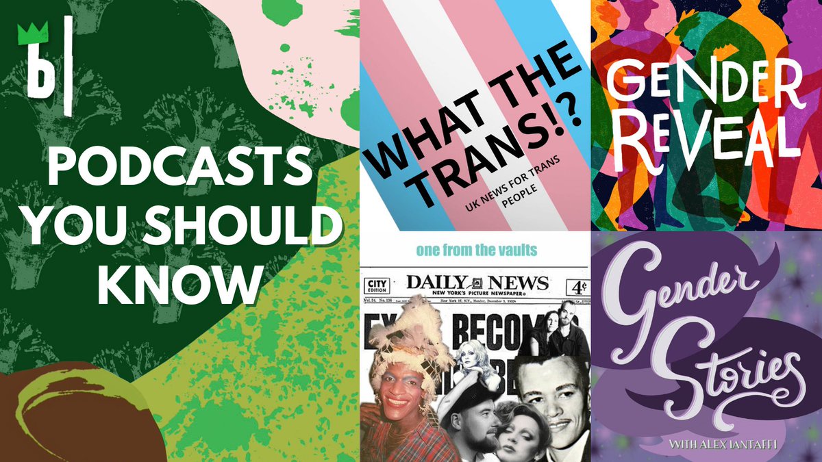 BroccoliContent's tweet photo. In light of Westminster's decision to block Scotland's gender law reform, here are #podcastsyoushouldknow that centre voices from the trans community:

What The Trans!? @WhatTheTrans  
Gender Reveal @gendereveal 
One From the Vaults @oftvpodcast 
Gender Stories @GenderStories https://t.co/UHOPtwPKJg