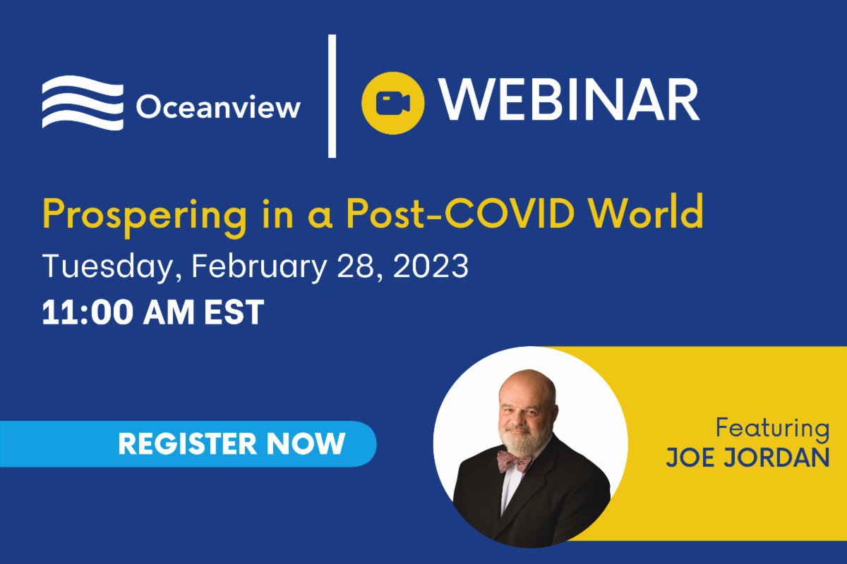 Join Oceanview Life and Joe Jordan for a presentation that will offer up-to-date, actionable ideas to garner success in these challenging times. Learn more and register here: us02web.zoom.us/webinar/regist…