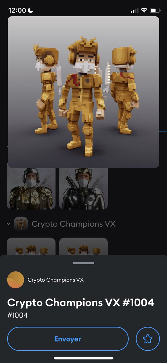 zoxcryptochamp's tweet photo. @Pellouxxx @cryptochampi0ns Here my CC and my CC VX 🫢 https://t.co/IlXQG6L2Y7