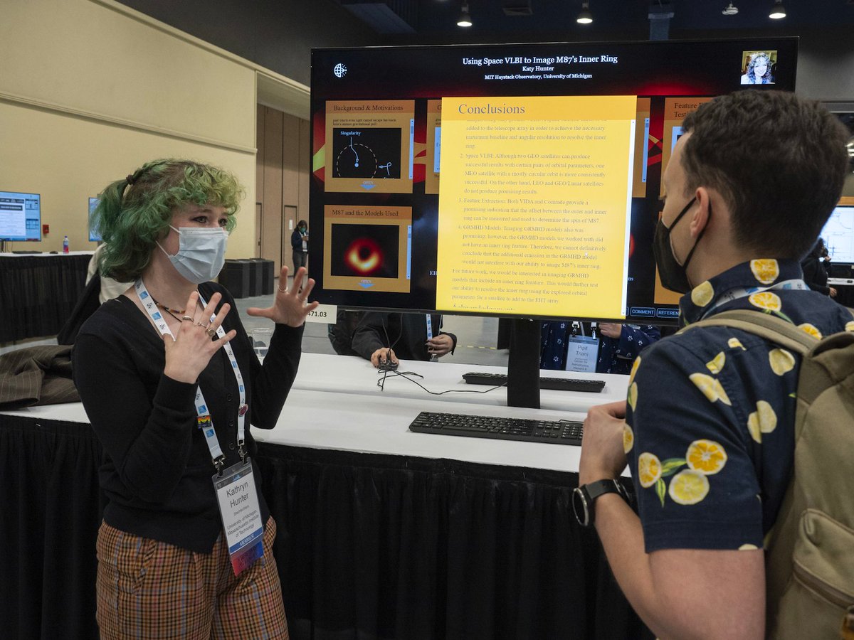 michiganastro's tweet photo. Our undergraduate students presented their research at the 241st Meeting of the American Astronomical Society in Seattle, Washington. What an experience! #GoBlue #MichiganAstro https://t.co/35m7KXSJLq