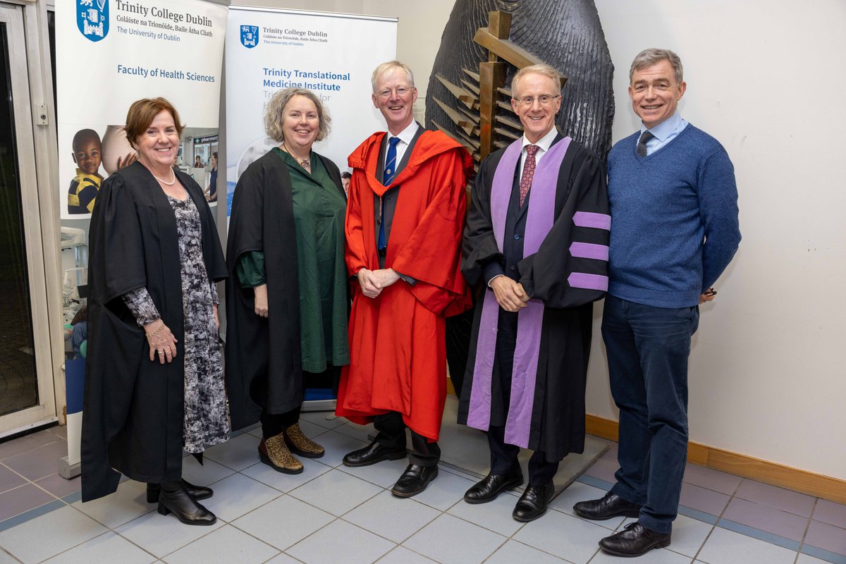 TrinityMed1's tweet photo. A most enjoyable evening was had by all at Professor Joe Keane's Inaugural lecture. His audience was engaged by his wit and humour while delivering a fascinating talk on his life, work, research and his vision for the future. https://t.co/AbqwTsDpRb