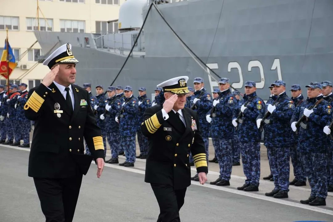 The Romanian Naval Forces received an official visit from the Chief of Naval Operations of the US Navy