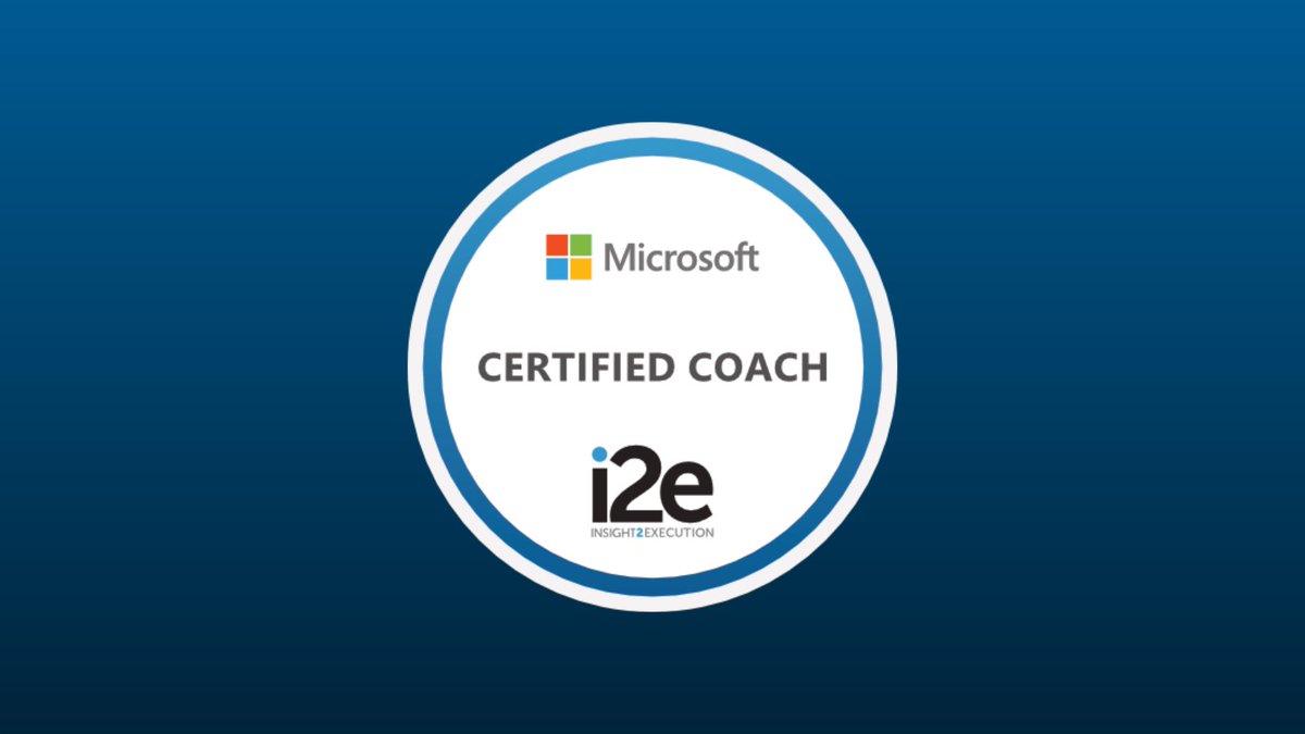 Finally! Coaching for Coaches!🎉
 
#i2eEDU is proud to be the first to offer the Microsoft Certified Coach credential! 
This ISTE aligned program offers the latest in coaching research, classroom strategies, & coaching tools.🧑‍💻
 
▶️Learn more at aka.ms/CertifiedCoach