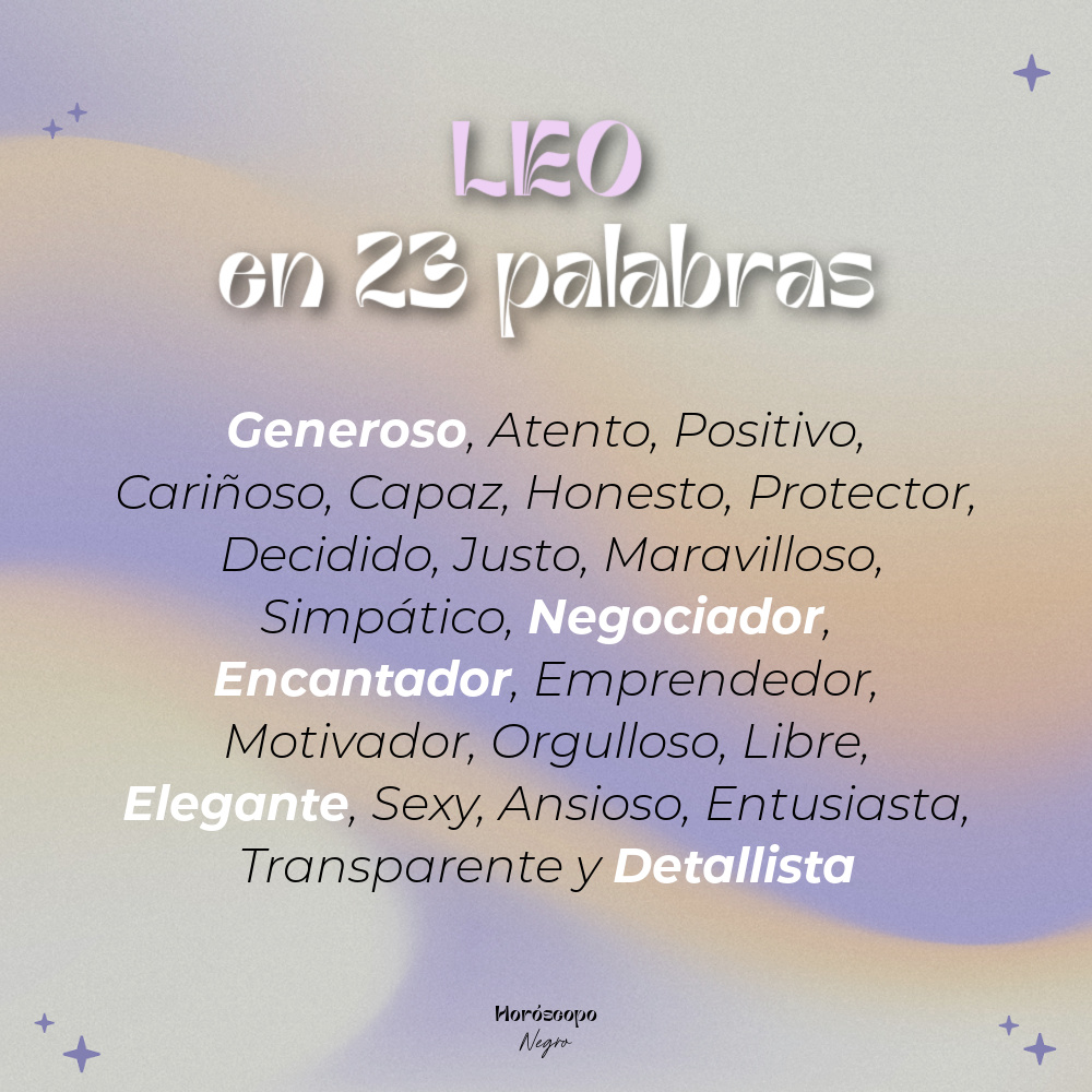 leo_hnegro's tweet photo. #Leo en 23 palabras ✨🔮✨ #horoscoponegro https://t.co/hIFjYidGVS