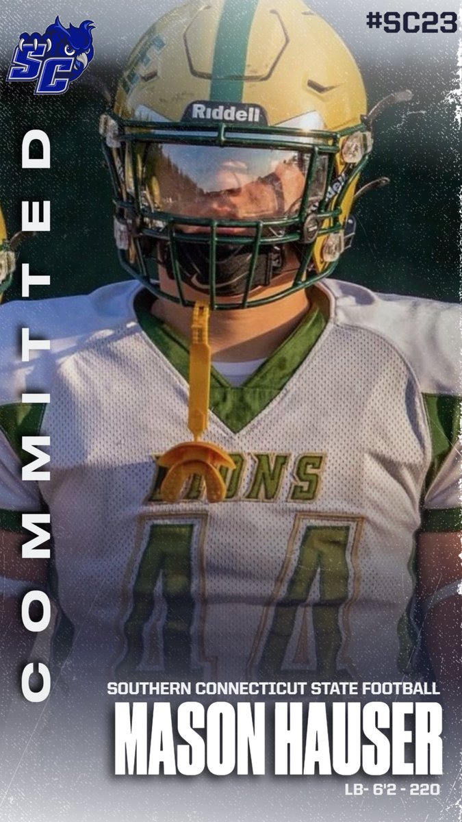 LOCKED IN. 

After a great visit, I am super excited to announce that I am committed to SCSU. Let’s Work!!!! <a href="/CoachLennyBonn/">Lenny Bonn</a> <a href="/CoachEggerling/">Coach Eggerling</a> <a href="/SCSUFB/">SCSU Football</a> <a href="/CoachCriscuolo/">Charliana Criscuolo</a> <a href="/ChrisBergeski/">Chris Bergeski</a>