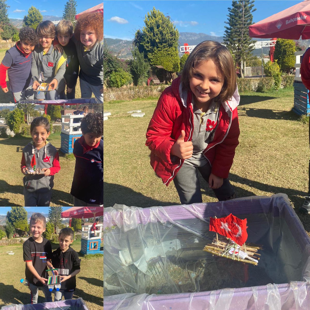 bk_alanya's tweet photo. This week our grade 4 students designined and made their own rafts. At the end of the week they tested whether they would sink or float ⛵️🛟
@DenizKCoskun @serdalasl @tuna_cinar @bkmatthewbenton https://t.co/6qk0ltByF9