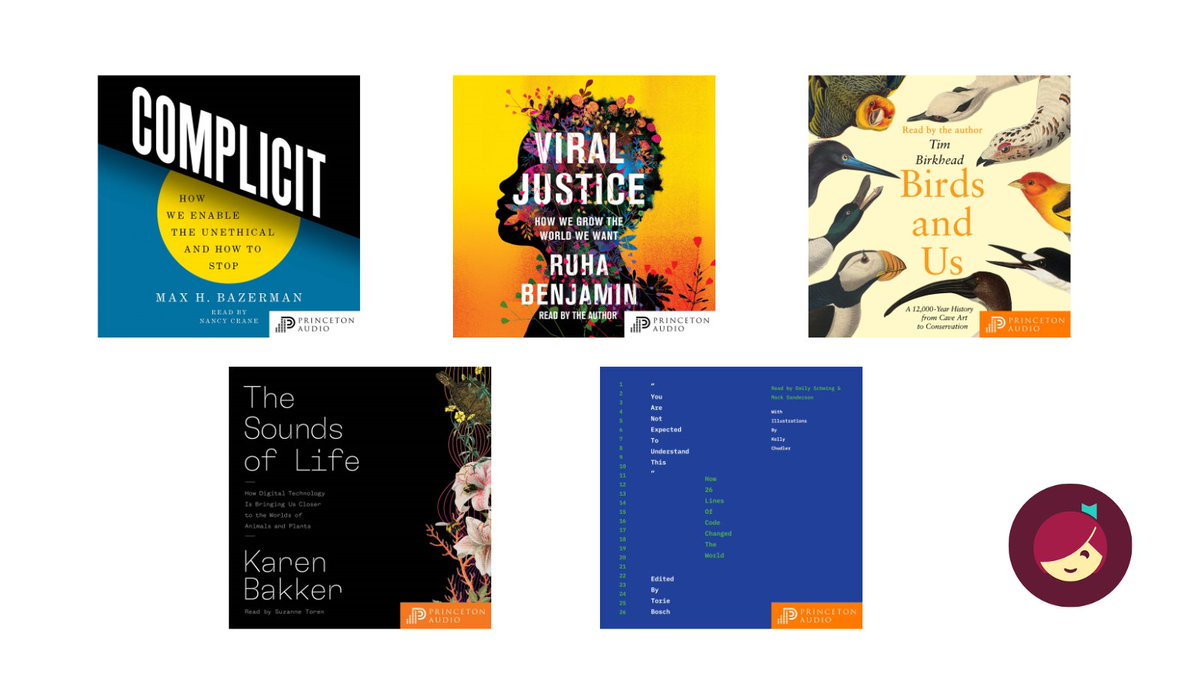 Did you know that our audiobooks are available on Libby? If you like to discover #audio titles through your #LocalLibrary, these are some of our top borrowed titles. @bazermanmax <a href="/ruha9/">Ruha Benjamin</a> @drkarenbakker <a href="/thekibosch/">Torie Bosch</a> @libbyapp #AcademicTwitter
