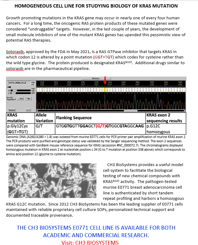 CH3BioSystems's tweet photo. Kras Mutation and Cancer Research https://t.co/Xfs3YoWtjR