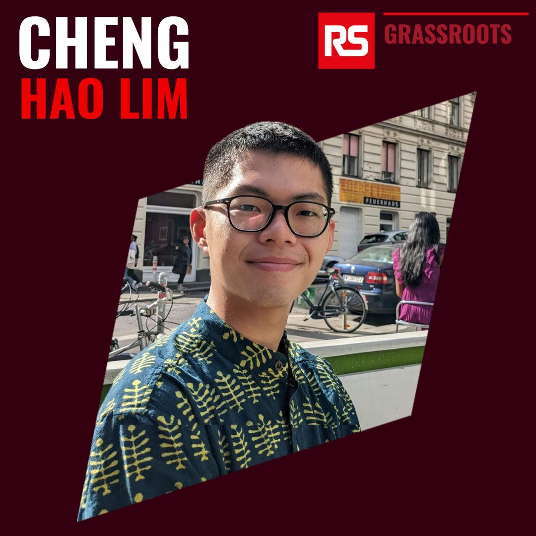WeAreRSGroup's tweet photo. We've asked a few of the incredible young engineers who we work with some questions about their engineering journey.
Cheng Hao Lim is our brilliant Student Society Ambassador.
Check out his Q&A in the thread below 🧵
#YoungEngineer #RSGrassRoots #PoweringTech #EmpoweringYouth https://t.co/Qe0s3iZqGy