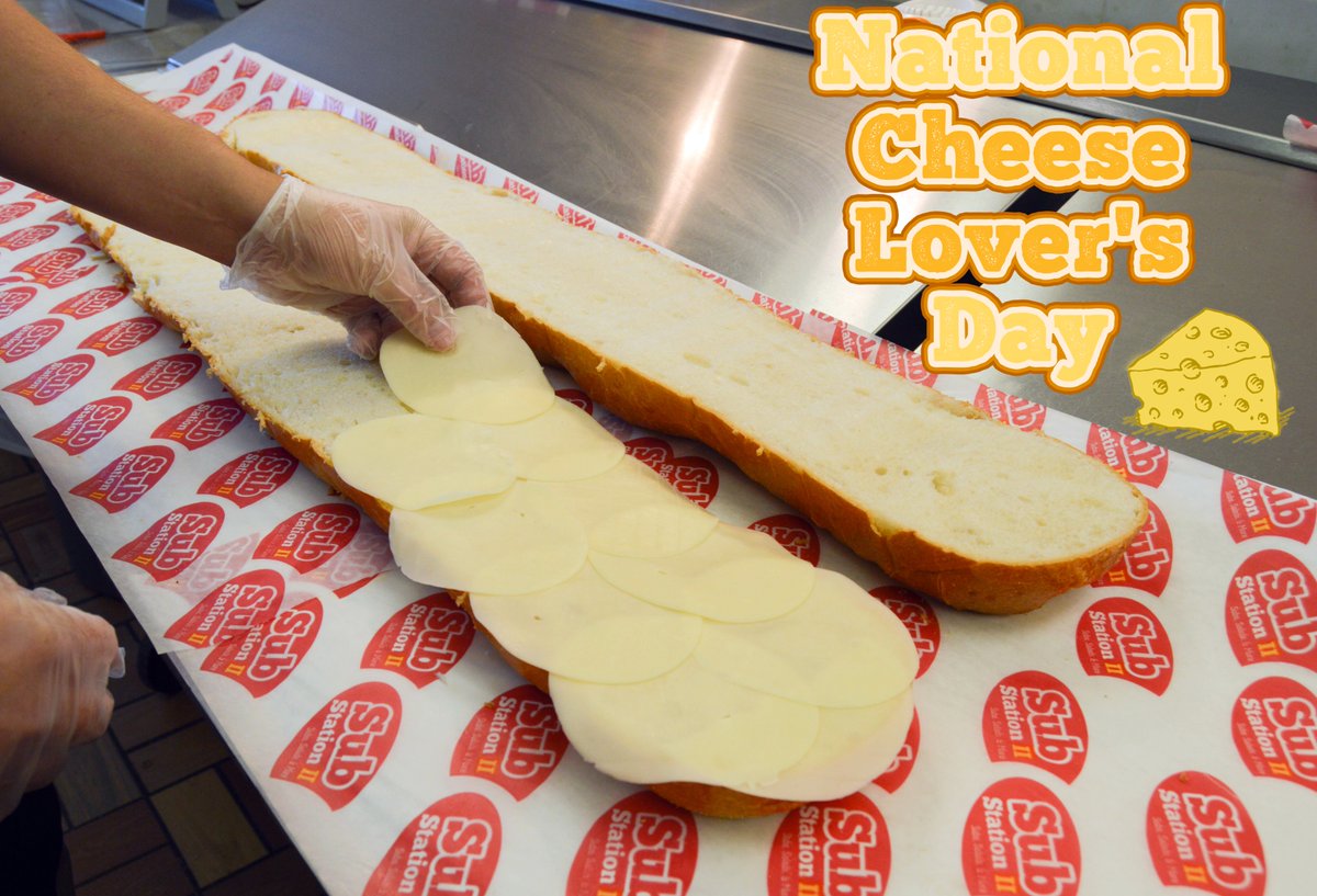 Sub_King's tweet photo. Sub Station II makes it easy to stay Cheesy! 🧀 
#SubStationii #ItsHowWeMakeIt #AlwaysFreshSliced #Cheese #CheesyLikeSundayMorning https://t.co/CRMaPlmPWJ