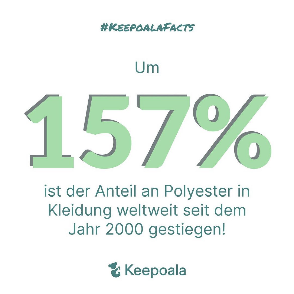 Keepoala (@keepoala) on Twitter photo It's #factfriday! 🐨🌱
Quelle: Greenpeace
#keepoala #startup #onlineshopping #ecommerce #retouren #returns #ecowear #fairfashion #endfastfashion #retourenvermeiden #polyester #plastic #nachhaltigkeit #sustainable #greenshoppingclub It's #factfriday! 🐨🌱
Quelle: Greenpeace
#keepoala #startup #onlineshopping #ecommerce #retouren #returns #ecowear #fairfashion #endfastfashion #retourenvermeiden #polyester #plastic #nachhaltigkeit #sustainable #greenshoppingclub