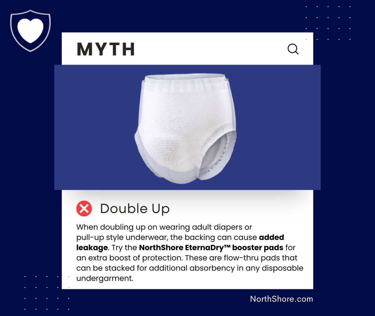 NorthShoreCare's tweet photo. Finding an adult diaper and/or pull-on with the right features is essential. 
 
Find the best-fitting product for you to stay dry all day and all night. Visit https://t.co/7FDzTjYi0V #urinaryincontinence #incontinencetips #northshorecare #northshoreproducts https://t.co/yM2xnmEvuz