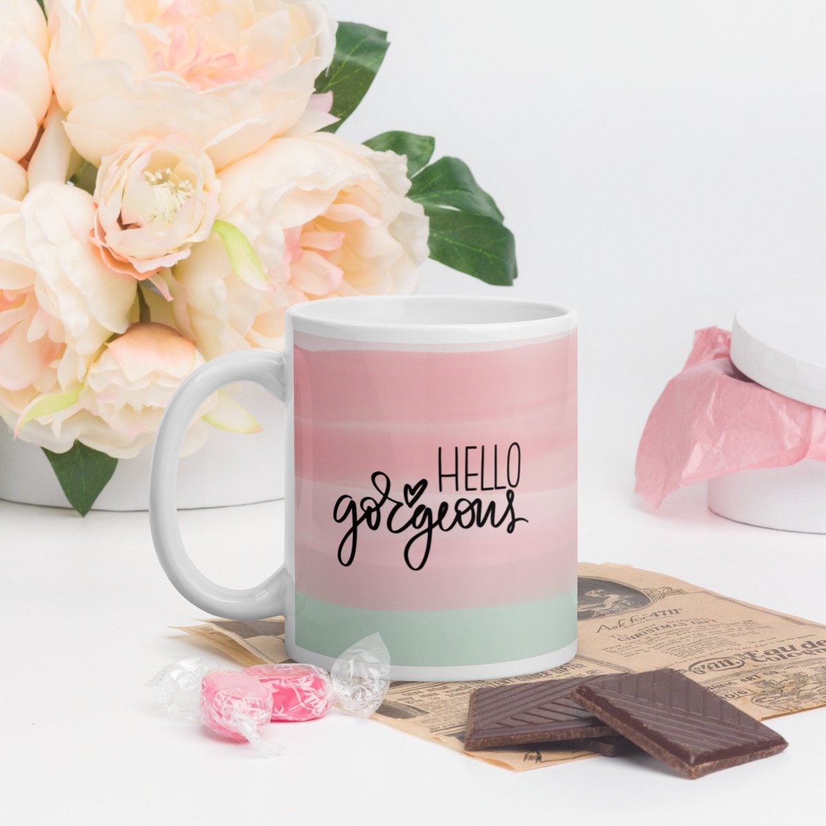 Start your day off right with positive affirmations, because you are gorgeous!

#calypsoshomedecor #homedecor #etsy #etsyseller #etsysellersofinstagram #coffeemug #valentinesgift #giftsunder20 #gifts #giftsforher #giftsforhim 
Shop Here >>>etsy.me/3HjGMBe