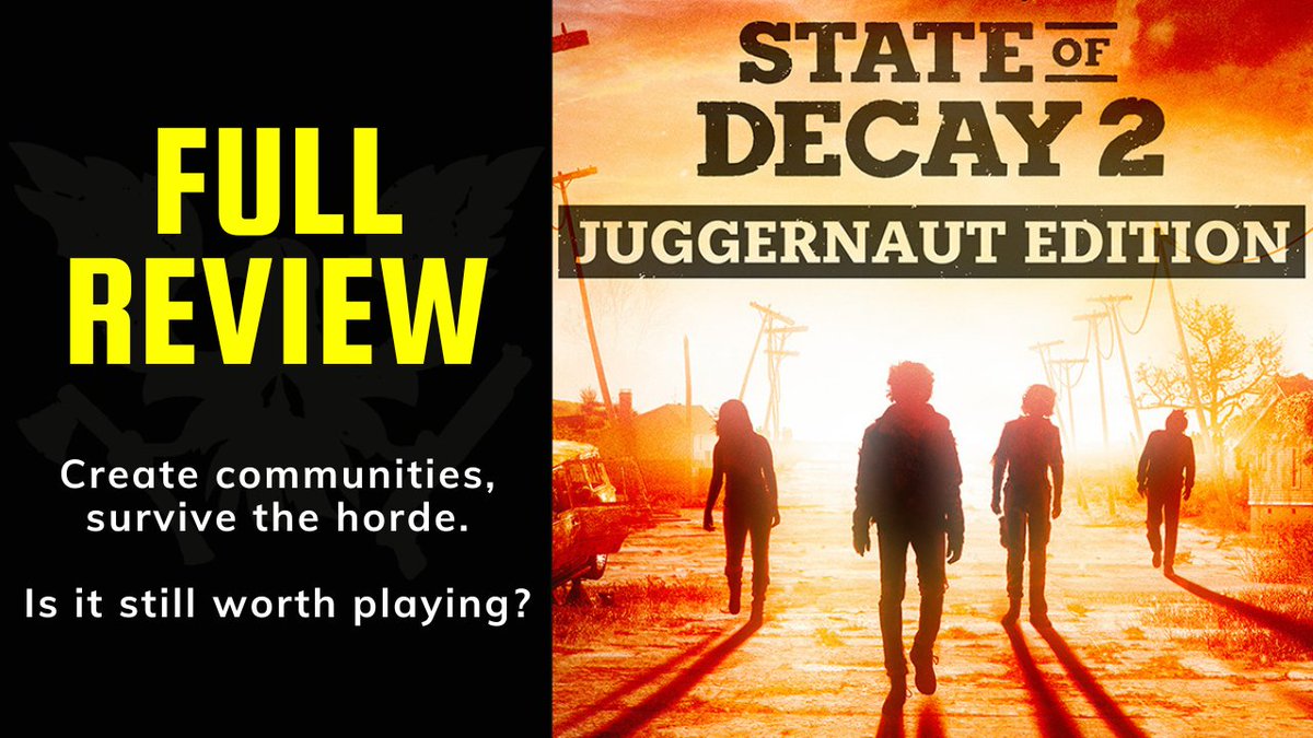 TalonGaming_YT's tweet photo. State of Decay 2 - Juggernaut Edition!  - Full Review -
Build a community, survive the horde!
Is it still worth playing, years later!
https://t.co/fN157G9M2r
#stateofdecay #stateofdecay2 #zombiesurvival #BaseBuilding #ZombieDefence #youtubegaming https://t.co/K7ZurPP5hU
