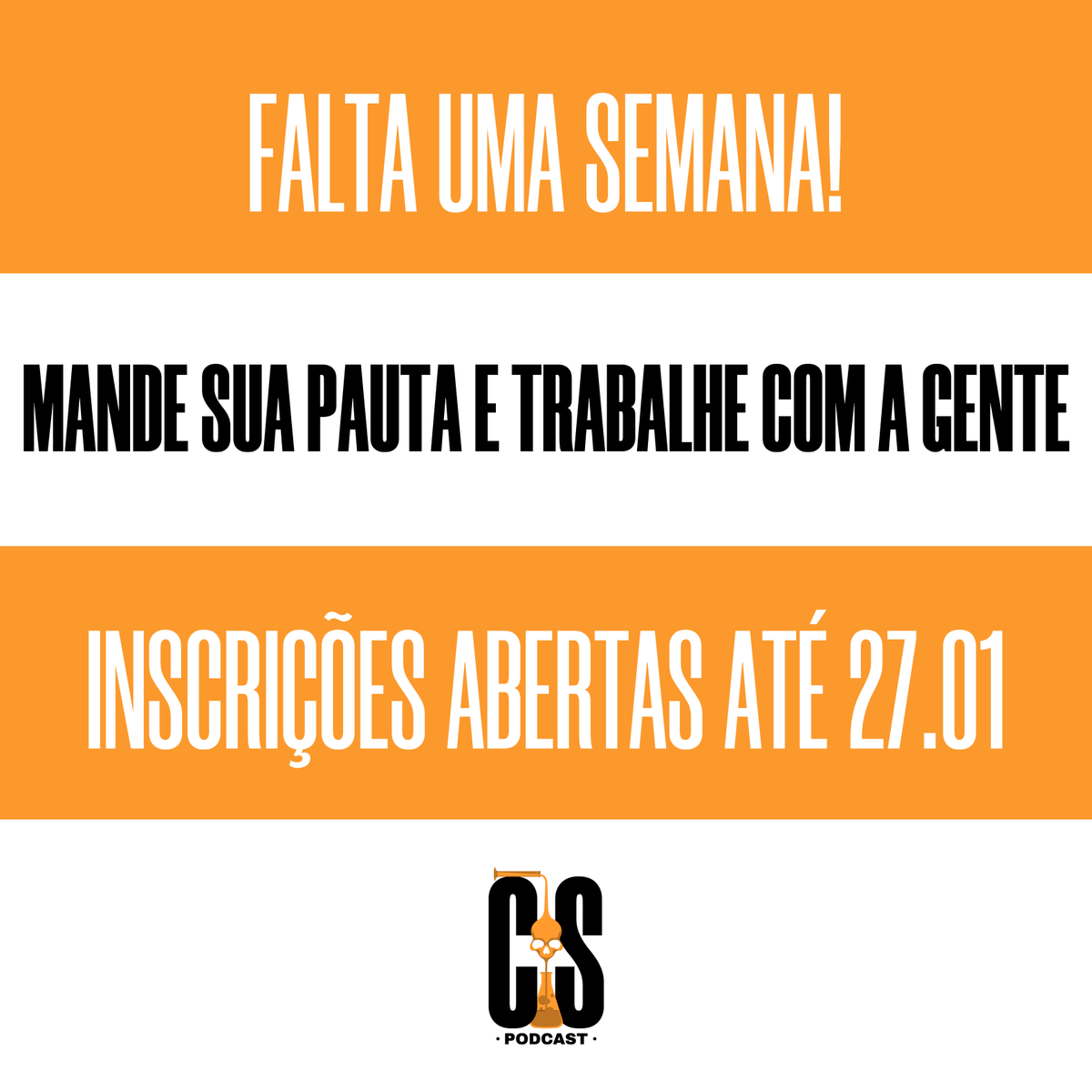 cienciasuja's tweet photo. E aí, meu potencial sujer? Tá querendo trabalhar com a gente nesse 2023? Produzir aquele conteúdo de qualidade pra contar a história de alguma fraude, picaretagem ou crime contra a ciência? Pois trate de se inscrever e mandar a sua pauta. As inscrições estão abertas até 27.01! https://t.co/PpKpfzmZ6E