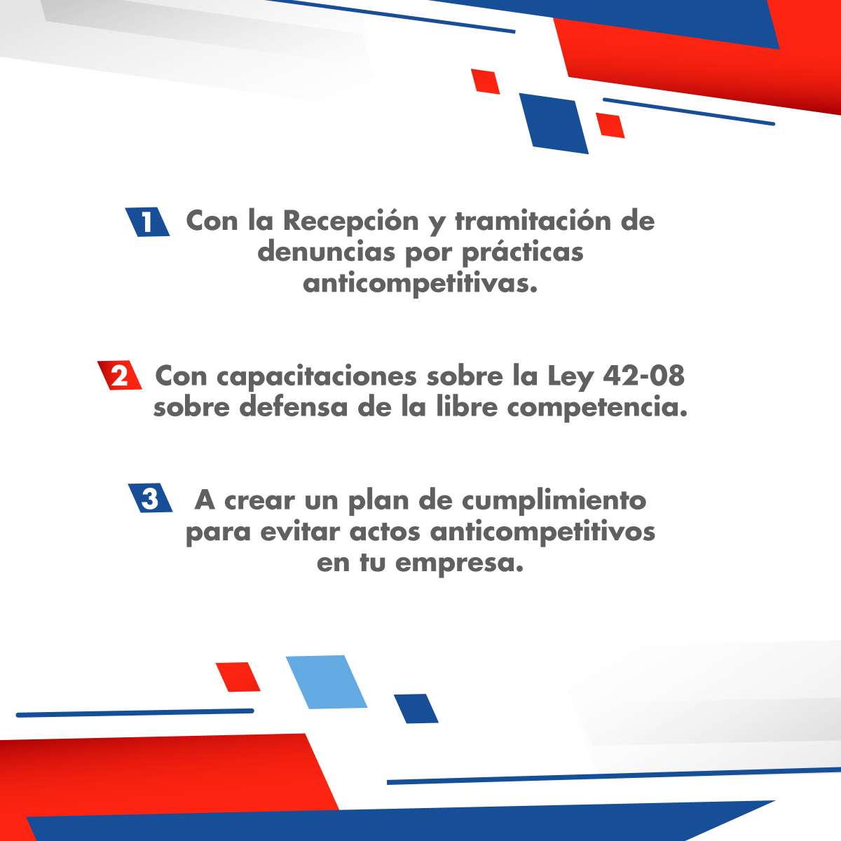 PCompetenciaRD's tweet photo. ¡Procompetencia está para servirte!
Estamos aquí para ayudarte ante cualquier denuncia, solicitud de información, capacitaciones a centros educativos o MIPYMES y sobre todo a cumplir las normas de la Ley 42-08.
#CompetenciaRD #Servicio https://t.co/uJQkzYfNxm
