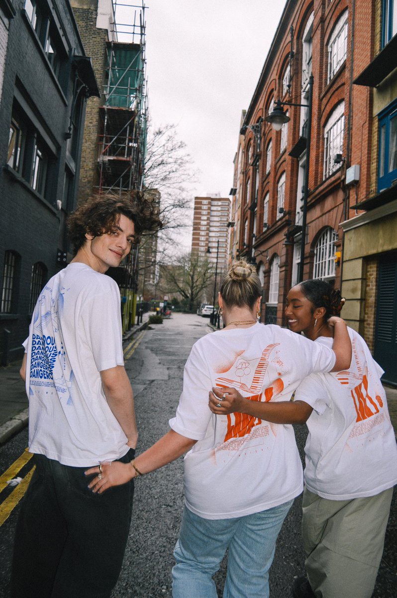My merch is out now! 2 T-shirts, 1 representing my single lovely (orange design), the other represents my latest EP, Notes To Self (blue design). DM to order or head to my website luwright.com