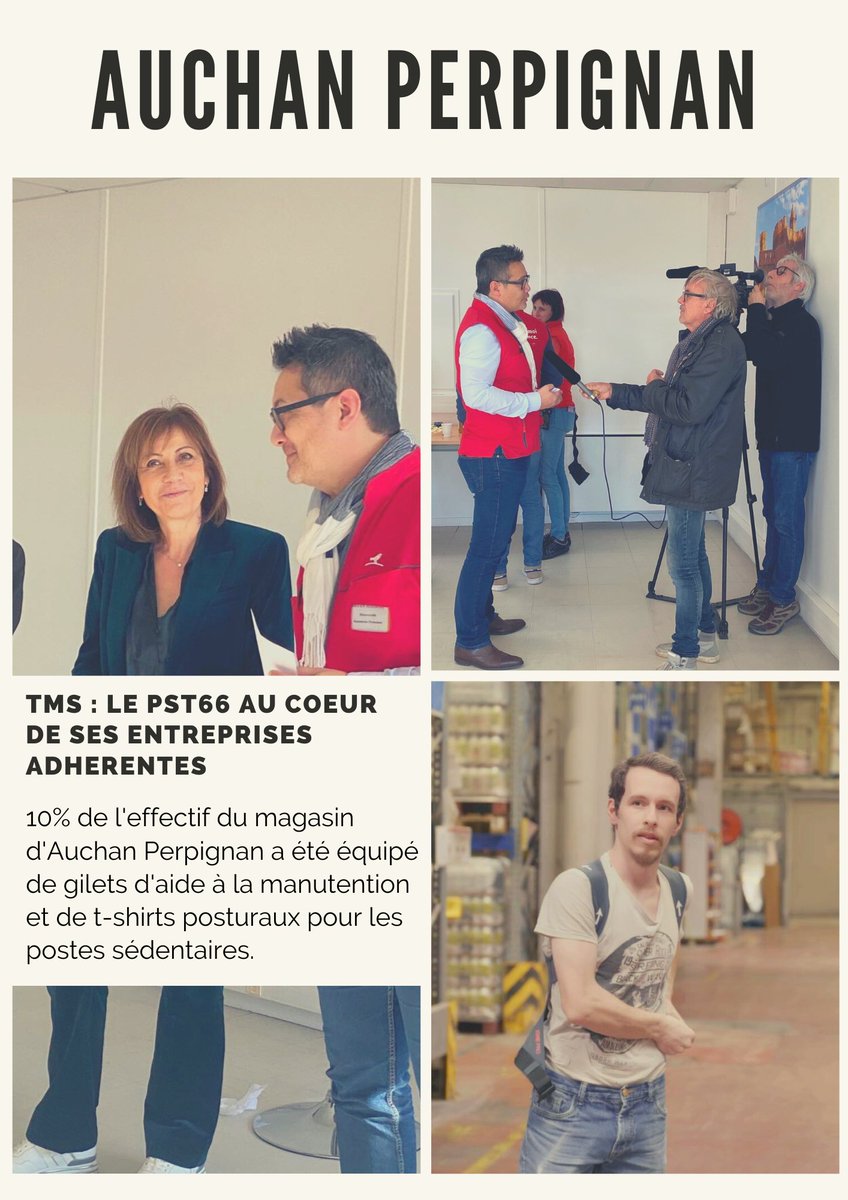 Le PST66 a accompagné ce jour <a href="/AuchanPerpignan/">Auchan Perpignan</a>  dans sa politique de #prévention des risques professionnels : sur la base des recommandations formulées, l'entreprise a choisi la solution la plus adaptée à son fonctionnement pour réduire les #TMS

+ d'infos prochainement !