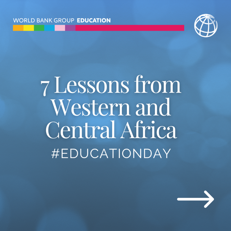GPforEducation's tweet photo. #EducationDay is about taking action to #EndLearningPoverty.

Don't know where to start?

@WorldBankAfrica has 7 lessons from Western and Central Africa that can help.

#AfricaACTs on #SDG4
