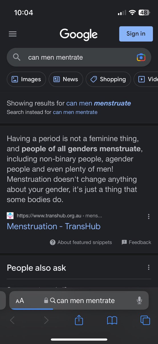 WTF? Google Claims Men Can Menstruate LMFAO!!!! Fm7b2mWXkAAxGRk?format=jpg&name=medium