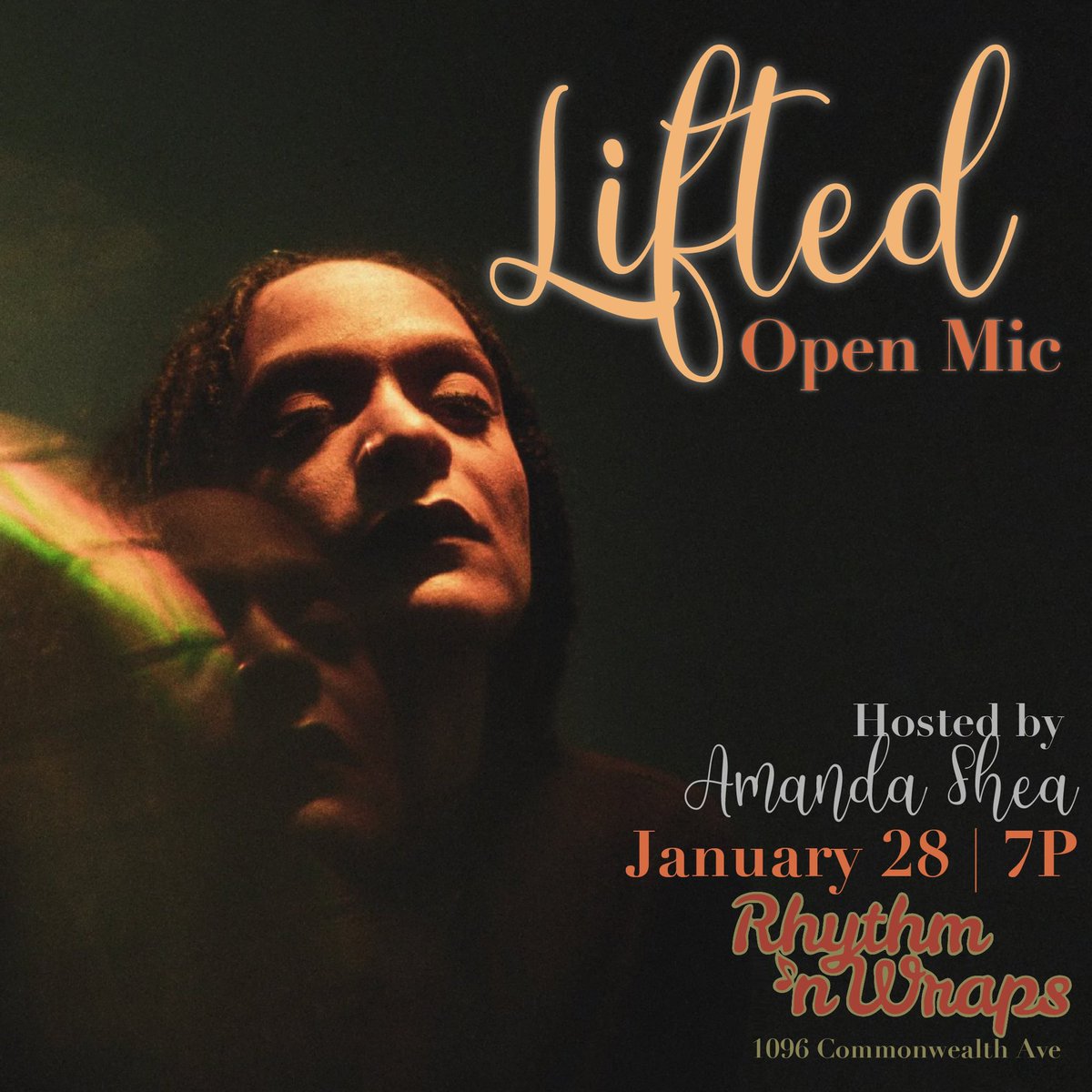 liftedboston's tweet image. #GetLifted Boston
1/28 @RhythmnWraps 
Hosted by @AmandaShea06 #openmic