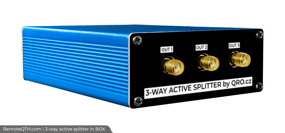Jan_OK2ZAW's tweet photo. NEW 3-way active splitter in anclosure:
https://t.co/VqMUNIH3BF
#remoteqth #remoteqthcom #qrocz #crazyantennapeople @RemoteQTH @Hamparts_shop @AntennaPeople https://t.co/mMUPq5MoRA