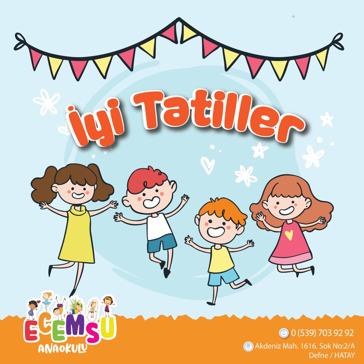 fatmaoduncu3's tweet photo. Her ne kadar okul öncesi olarak pazartesi kaldığımız yerden başlıyor olsak da😉 ilk defa karne alan yavrularımız başta olmak üzere, tüm öğrencilerimizin öğretmen, emekçi ve kurumlarımızın, ailelerimizin yarı yıl tatili hayırlı olsun, mutlu olsun.
#Karne #hatokder #ecemsuanaokulu https://t.co/zhcLxZOziL