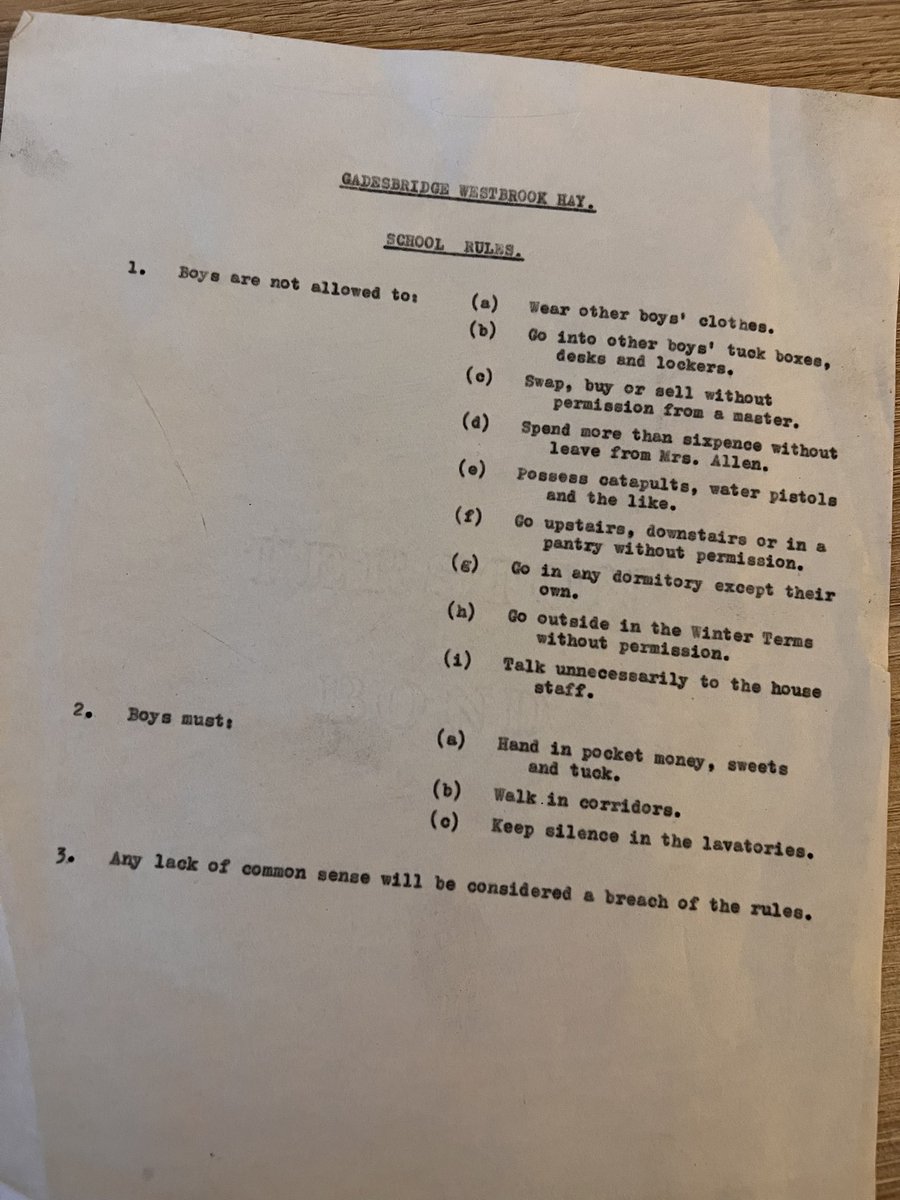 School rules <a href="/WestbrookHaySch/">Westbrook Hay School</a> from a previous era. Where do I start?