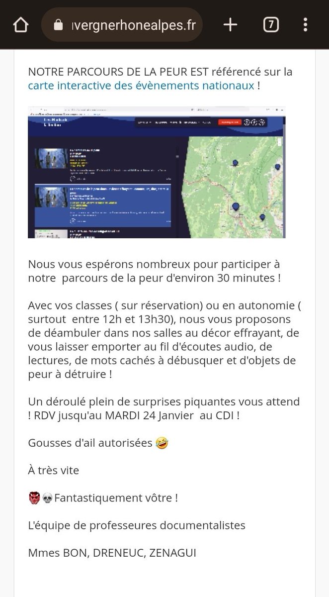 garlondreneuc's tweet image. #NuitsDeLaLecture au #cdi. Quand la #profdoc donne de sa personne pour aller au #travail. #écrire #Lire #écouter jouer, observer, fouiller dans des #boites, détruire sa peur,notre parcours de la #peur a plu aux #élèves. Prolongations jusqu&apos;au 24/01/23.