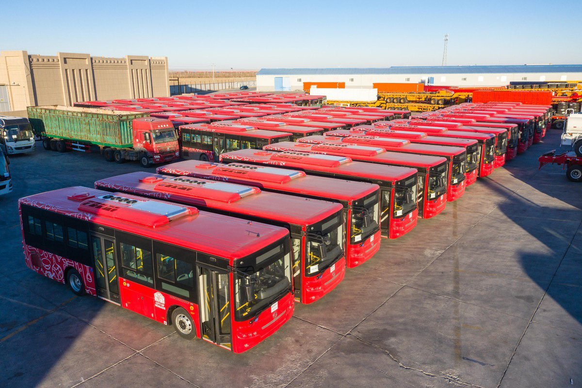 BRI_SL's tweet photo. China exported 224 buses to Mongolia: 

• Low floor  
• Air conditioned 
•  Electrically driven 
•  Two thirds the cost of Ashok- Leyland 
• Easy access to pregnant woman 
• Easy access to disabled people

but Sri Lanka chose uncomfortable ‘Neighborhood First’ Indian buses. https://t.co/dZpo094oFJ