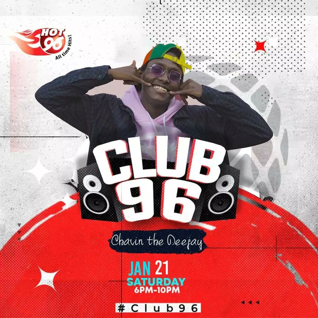 djsquadke's tweet photo. New year, same old energy. Tomorrow from 6 - 10 pm EAT tune in to @hot96fmkenya  for #club96 alongside my brother @chavinthedeejay and the empress @SylviaSsaru https://t.co/xFisehM1CT