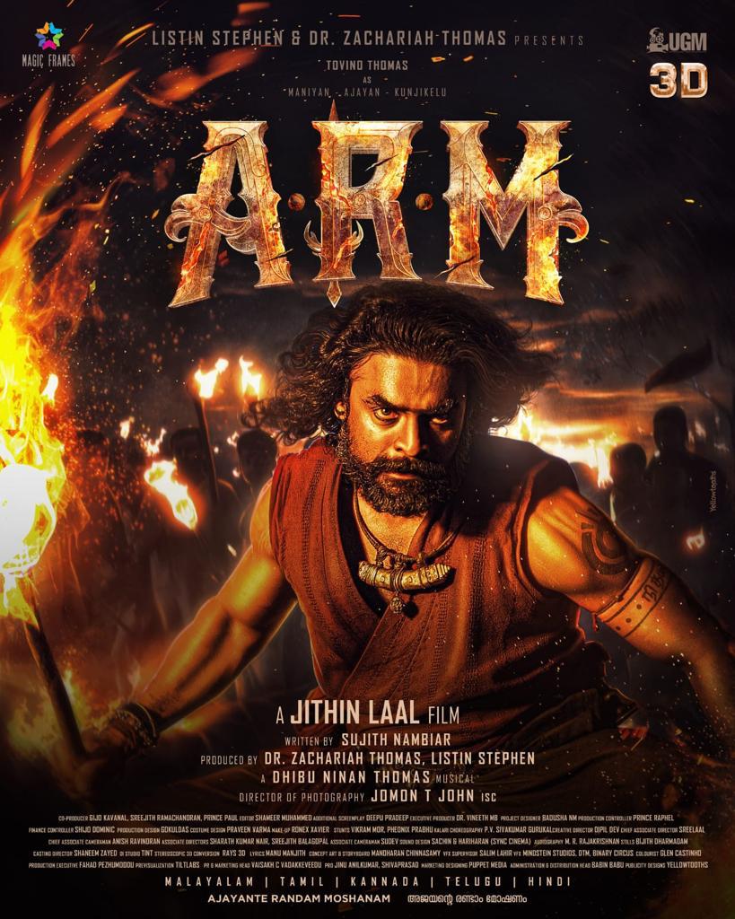 Unleashing The Master Theif Maniyan From ARM 💥

#HBDTovinoThomas

TovinoThomas KrithiShetty AishwaryaRajesh BasilJoseph AjuVarghese 

A JithinLal Film