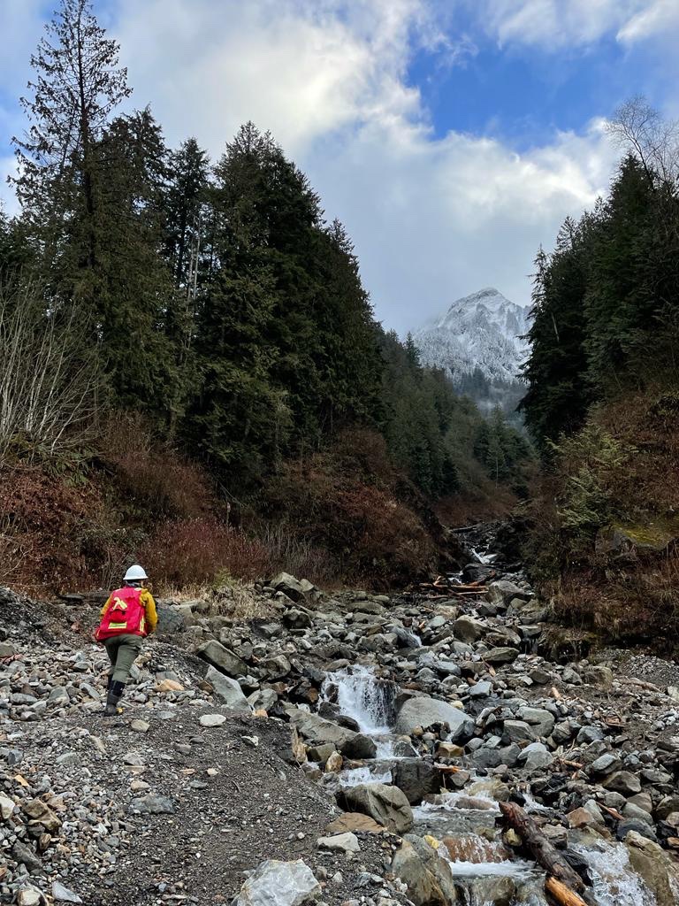 CarieAnnLau's tweet image. My heart is happy from looking at debris flows yesterday and training up junior staff on assessment techniques. Most of these deposits are from the November 2021 atmospheric river overlain on November 2017 events. @BGCEngineering #geohazards #debrisflow