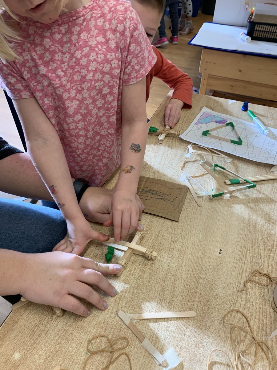 Engineering in the kindergarten class!