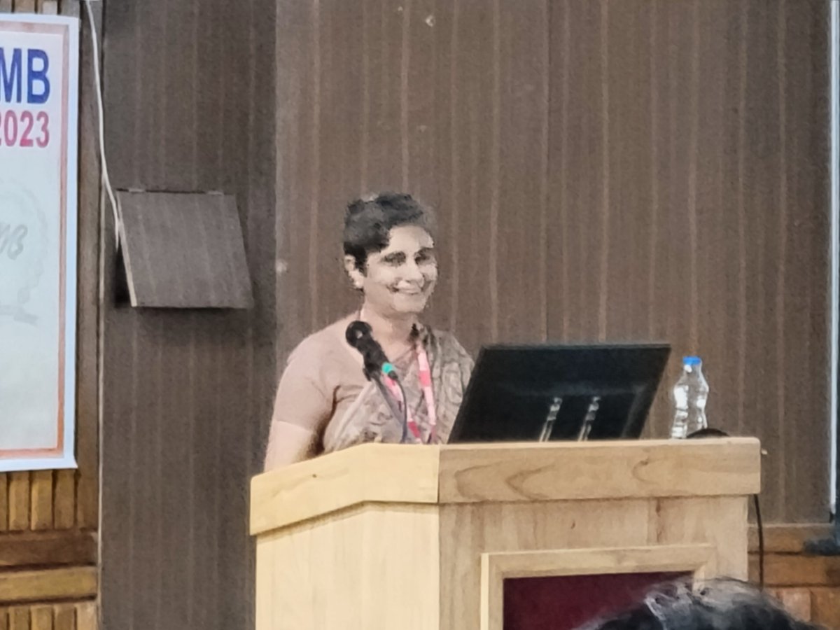 suvmukherjee's tweet photo. A delightful pleasure to attend a seminar by India's Vaccine Godmother and First Indian Woman to be elected as a Fellow of Royal Society @GKangInd https://t.co/arEB9VTtt5