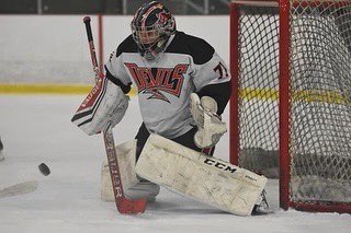 YorkIceArena's tweet photo. 🥅 Shoutout to our Girls 16u and 19u goalies Peyton Mehring and Bridget Bayles for leading the @AGHFederation with the most shutouts (10)! Way to go!!! #YorkDevils #hockeygoalies #shutouts https://t.co/ykwnnEUb2t