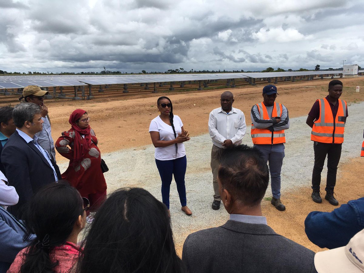 USEnergyAssn's tweet photo. #DYK that @Centragrid Solar was the 1st grid-connected #solarfarm in #Zimbabwe?  

On Day 3 of the #SouthAsian #studytour to the @SAPP_NEWS on Ops of a Regional Power Pool and Market, the delegation visited the African Transmission Corporation Centragrid Solar Farm in Nyabira https://t.co/wdoT0GDI0m
