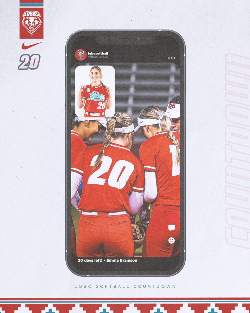 UNMLoboSB's tweet photo. When it is Emma's 20th birthday with 20 days to go until season, you have to do a post.
#GoLobos https://t.co/Us5AjInJpc