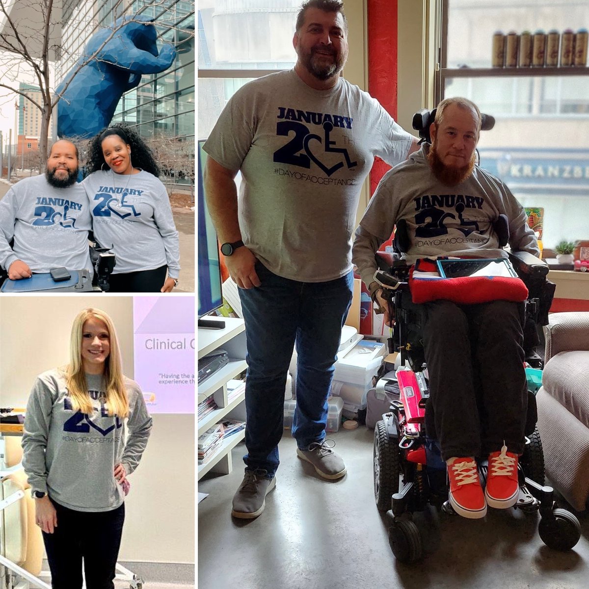 QuantumRehab's tweet photo. Let's accept disability, today and every day. ❤️ We must embrace diversity, educate others and see beyond abilities. Support the mission of @3ELove today.
#dayofaccceptance #quantumrehab #disabilities #3elove #acceptance https://t.co/YhI5y0HfhD
