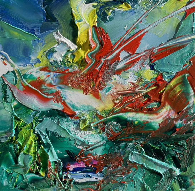 My recent work is so vibrant 