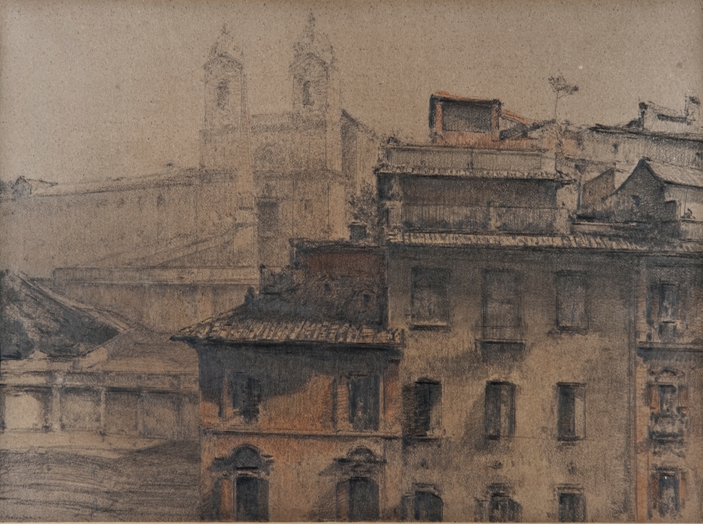Montecitorio's tweet photo. Il #22gennaio 1962 muore Umberto #Prencipe
Nato a Napoli nel 1879, pittore e incisore, si dedica in particolare al vedutismo.
Presso la Camera dei deputati sono conservati tre suoi disegni: "La casa di Keats", "il Casino Lancellotti", "Caserma degli Svizzeri"
#ArteCamera https://t.co/TF6tqNnw5p