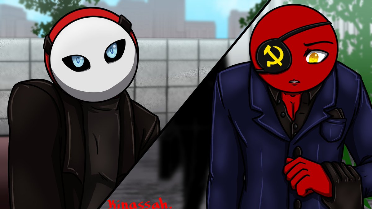 Kinassah's tweet photo. T2 Chap 2 
Tomorrow I'll submit the other drawing hehe
#countryhumansUSSR #countryhumansthirdreich #CountryHumans #dibujodigital https://t.co/CRBpzP4MIM