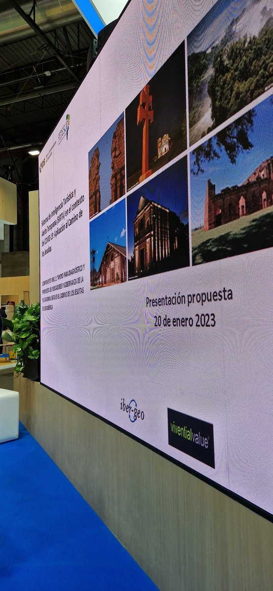 #SmartDataVV Cerramos 3 días intensos en #Fitur2023 presentando un proyecto internacional de inteligencia turística que empezamos para <a href="/FedesudO/">FEDESUD_oficial</a> con foco en el <a href="/caminojesuitas/">Camino de los Jesuitas</a> y apoyo del <a href="/el_BID/">Banco Interamericano de Desarrollo</a>
Un proyecto en consorcio entre <a href="/IberGeo/">IBER-GEO CONSULTING</a> #CHIASMarketing #MCRIT y <a href="/ViventialValue/">Vivential Value</a>