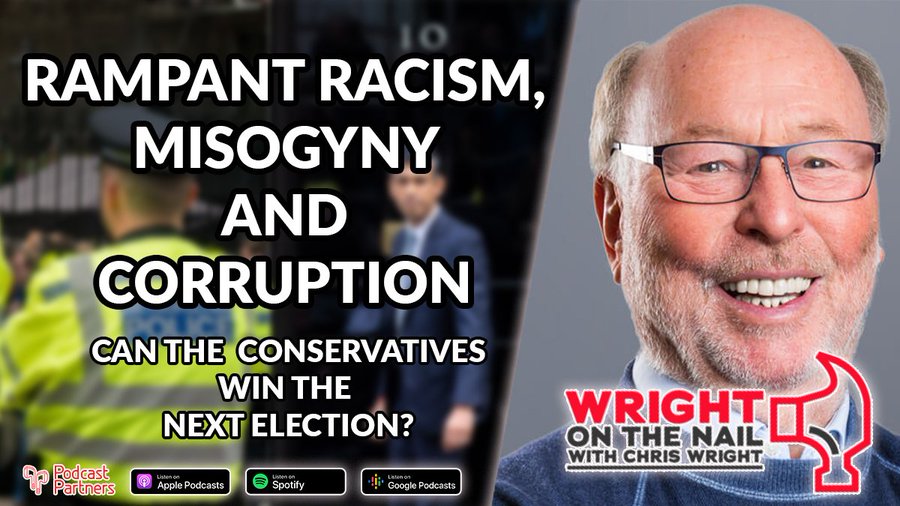 This week's <a href="/wrightonthenail/">Wright on the Nail Podcast</a> podcast hears me debate Tory election prospects with former UKIP deputy leader Suzanne Evans. Spoiler alert: things get heated.

wrightonthenail.fm/rampant-racism…