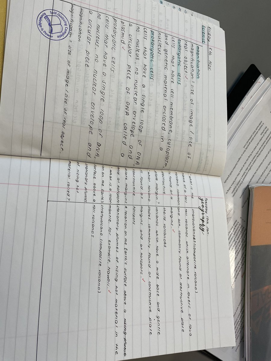 Incredible retrieval practice from 9Duffy this week. <a href="/atcha_ms/">Ms Atcha</a> some students in particular took on board Cornell note taking to improve their revision.