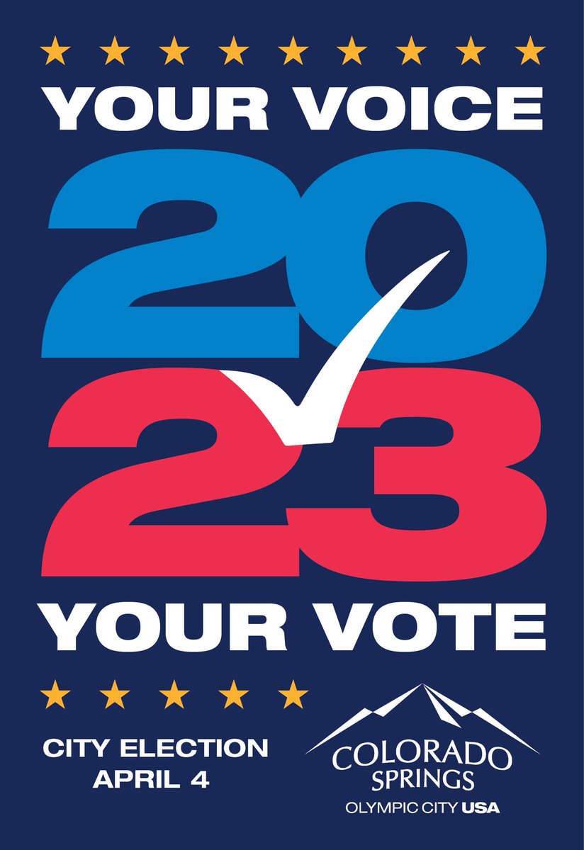 There will be a city election April 4! People who want to run for Mayor or Colorado Springs City Council can pick up information at the City Clerk's Office and file to become an official candidate by the Jan. 23 deadline. For more information visit ColoradoSprings.gov/Election