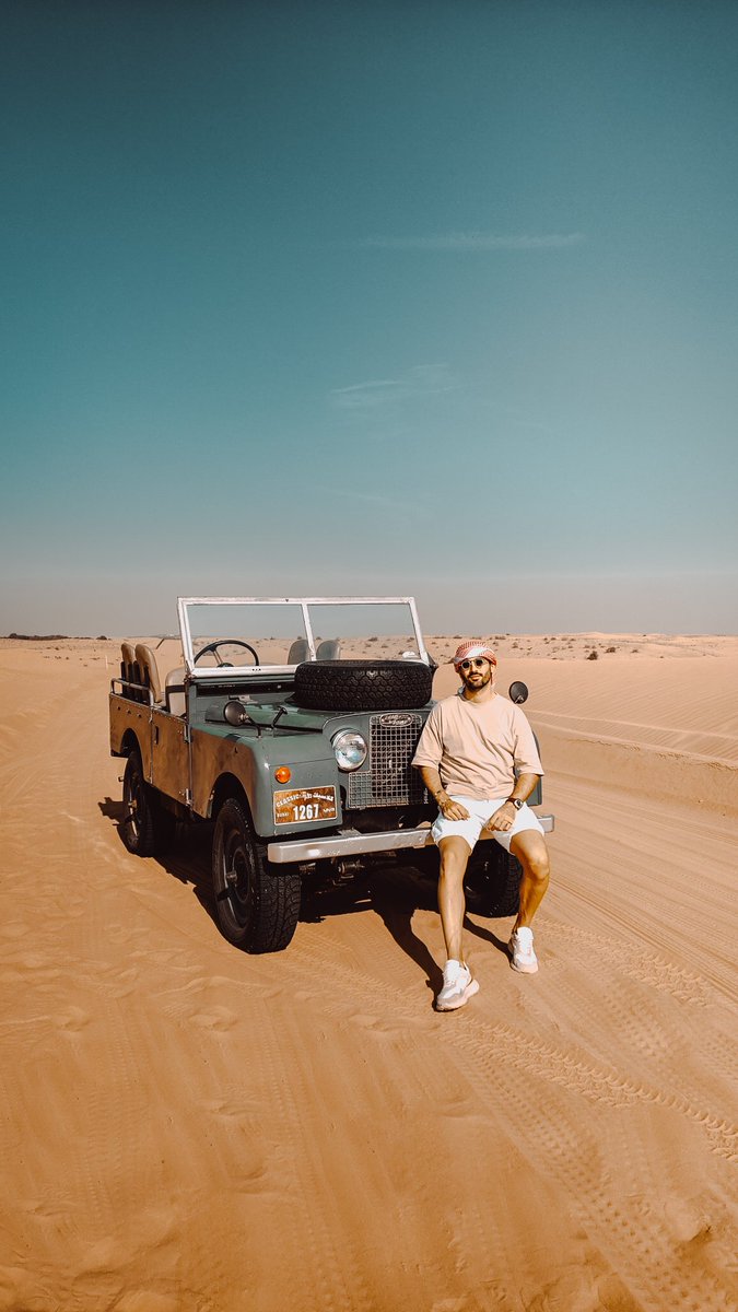 Feeling the magic of the desert in Dubai, where the sand meets the sky and the vibes are truly amazing.

#dubai #visitdubai #travel #traveladdict