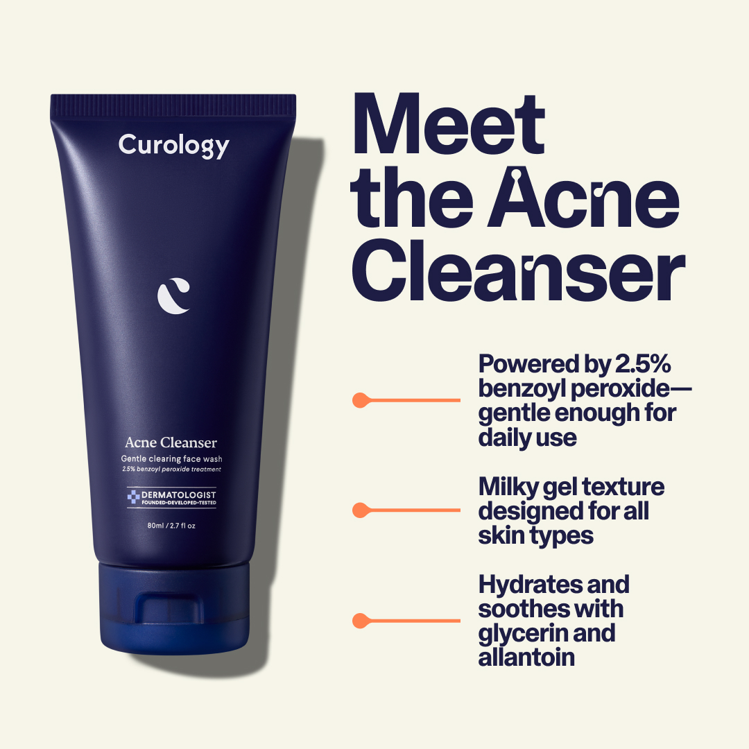 Get ready to fight breakouts the gentle way with our NEW Acne Cleanser—tough on acne, but kind to your skin. ☁️💥 ➕ Uses gentle-yet-effective strength of 2.5%. ➕ Replenishes the skin with hydrating glycerin and allantoin Select Acne Cleanser for your next subscription box!